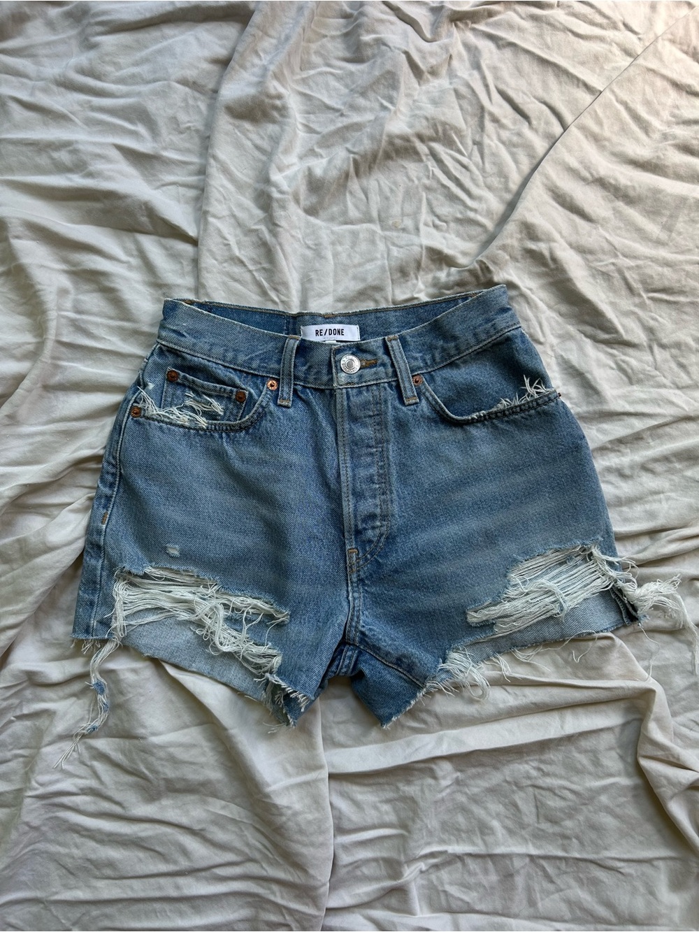 RE/DONE 70's High Rise Shorts